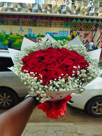 60 Red Roses