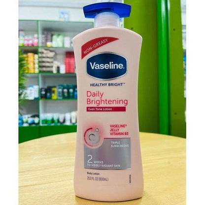 Vaseline 3 in 1 Selfcare Set: Daily Brightening Eventone Lotion + Dove Pink Soap +(Free pair of exfoliating gloves)