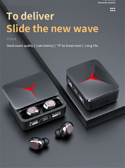 Original TWS M90 Pro Wireless Bluetooth Gaming Headset Earbud Ear Audio Stereo HIFI Sports Headphones With Microphone