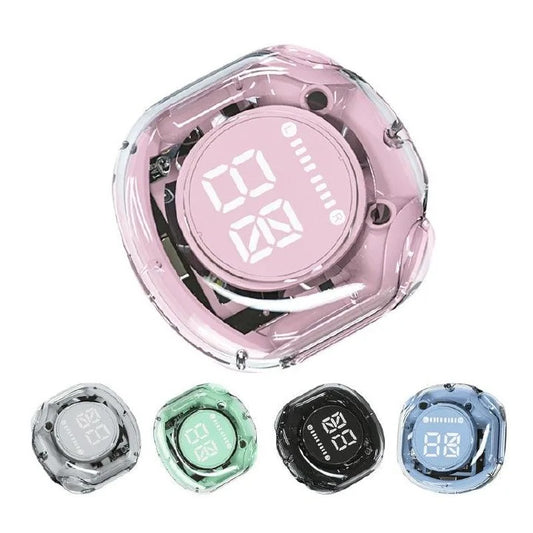 SZ39 Wireless Earphone Transparent ENC Noise Reduction Game Headphone Long Battery Life BT call 5.3 Headset With Breathing Lights