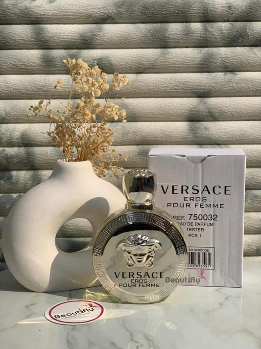 Versace â€“ Eros Pour Femme â€“ EDP Tester for Women  Plus free 5 travel spray and Deodorant