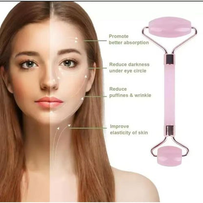 Natural 3 in 1 Jade roller + Guasha + Massager