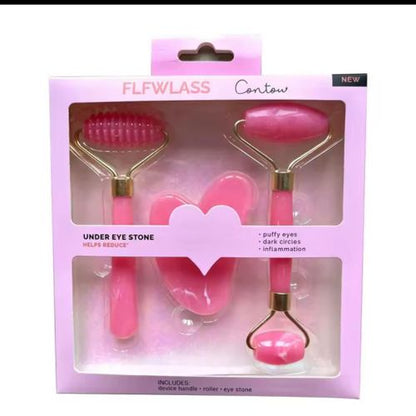 Natural 3 in 1 Jade roller + Guasha + Massager