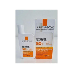 La Roche-Posay Anthelios Invisible Fluid SPF 50+ Sunscreen – Ultra-Light, Non-Greasy, Invisible Finish for Face & Sensitive Skin (50ml)