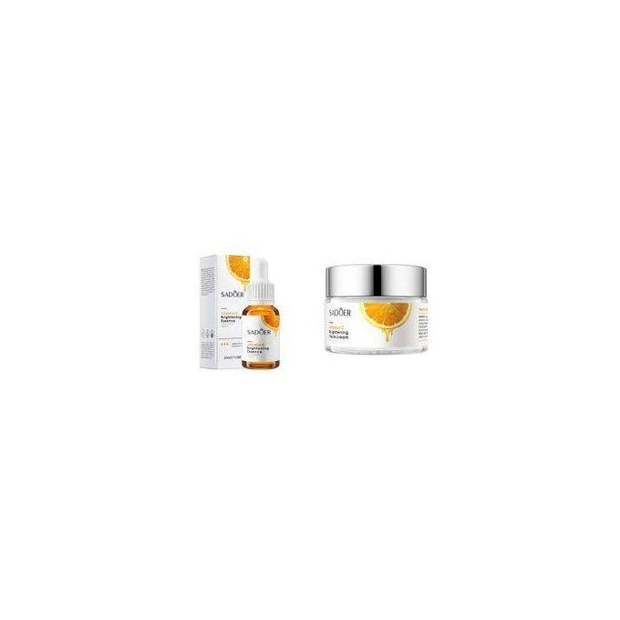 2 in 1 Vitamin C Brightening Serum + Vitamin C Face Cream