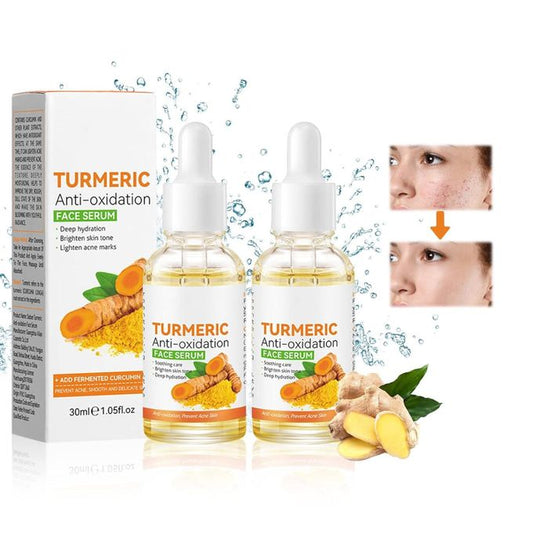 2 Pcs Turmeric Anti Oxidation Serum, Anti Oxidation Face Serum, Turmeric Repair Serum, Moisturizing & Firming Antioxidant Reduces Fine Lines,...
