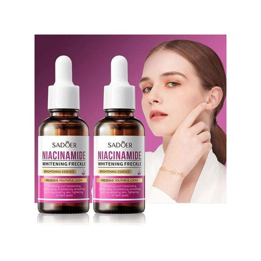 2 Pieces, Niacinamide Moisturizing, Brightening Essence, Fade Dark Marks And Whiten Freckles