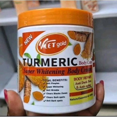 VEET GOLD 4 in 1 Tumeric Set: Tumeric Super Whitening Soap + Tumeric Toner + Tumeric Super Whitening Body oil +Tumeric Super Whitening Body Cream