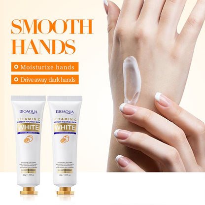 9-Piece Vitamin C Brighten Skin Care Set Potent Nourish Skin White Brighten Face Toner Face Lotion Face Serum Face Masks Hand Cream