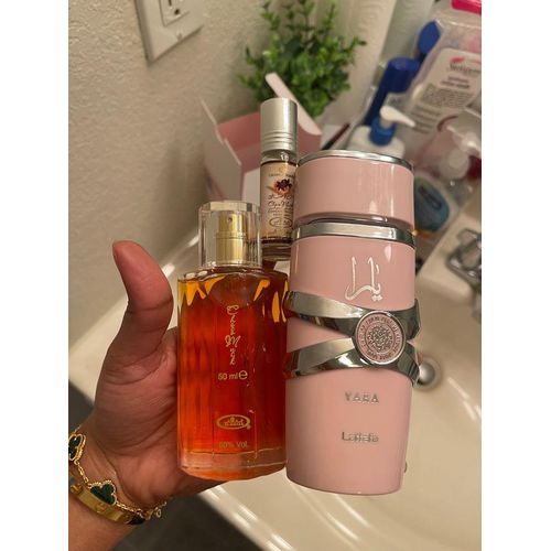 Lattafa 3 In 1 Killer Fragrance Combo!!!! Yara Original Pink Perfume + Choco Musk Perfume + Choco Musk Oil