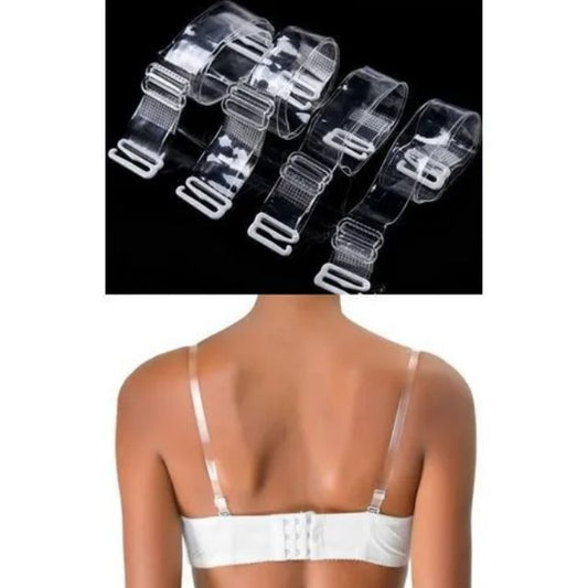 Adjustable Bra Straps Colourless Slim Silicon