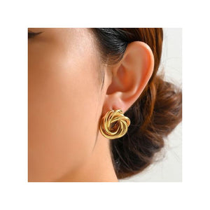 Vintage Pearl Earrings Set Metal Gold Color Dangle Earrings Heart Butterfly Hoop Earrings Geometric Fashion Jewelry Trendy