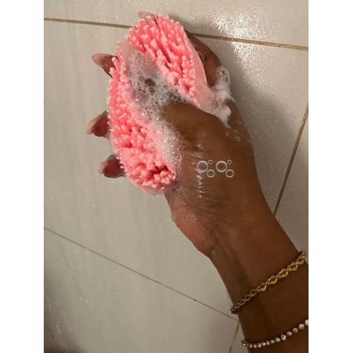 Silicon 3 PCs Of Silicone Exfoliating, Scrubbing & Massaging Body Bath Brush
