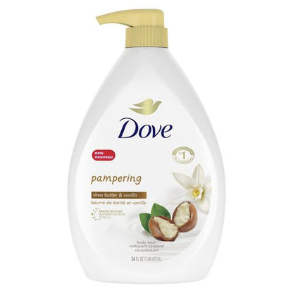 Dove Pampering Shea Butter & Vanilla Body Wash 1 Litre