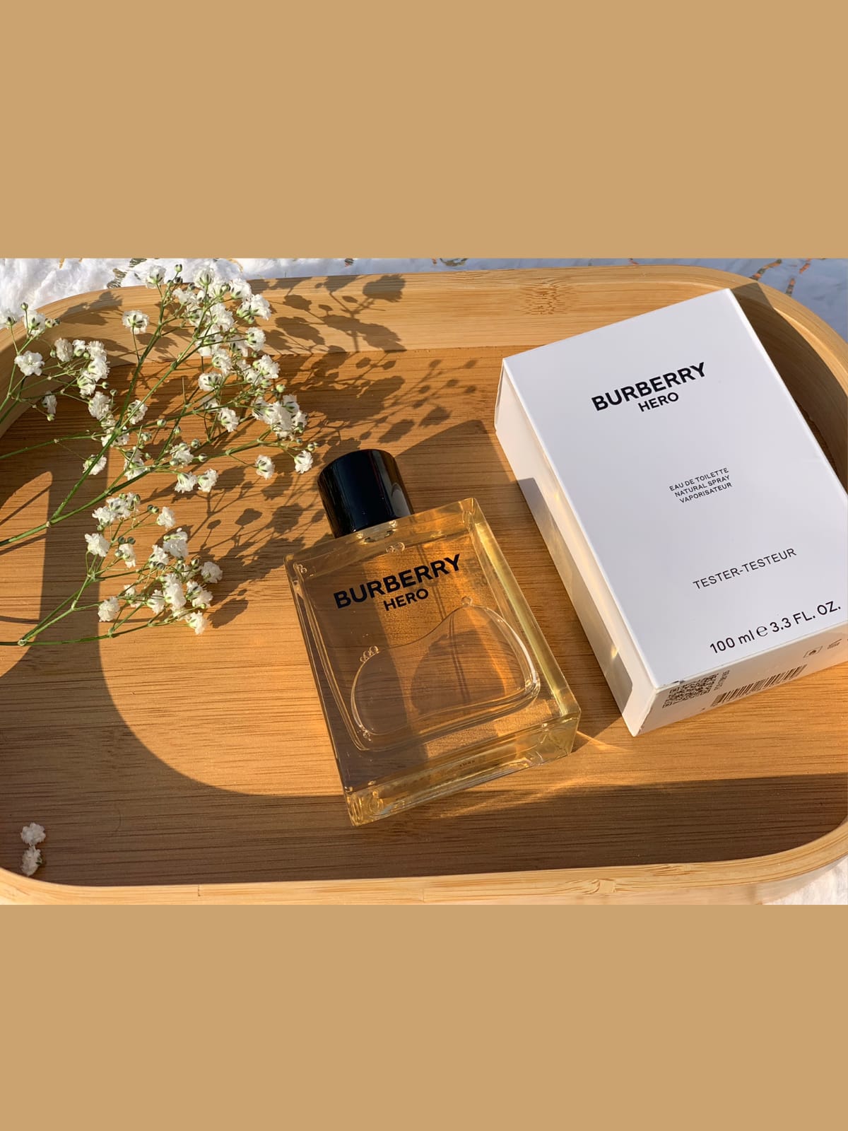 Generic Burberry â€“ Hero â€“ 100 ml â€“ EDT â€“ TESTER Plus free 5 travel spray and Deodorant