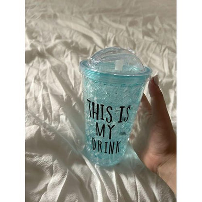 My Bottle 1 Pc Glitter Tumbler/ Cup With Lid