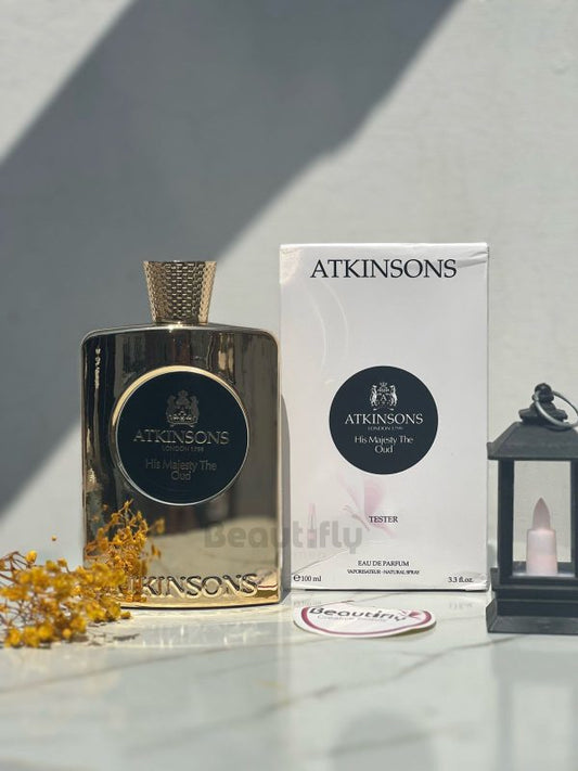Generic Atkinsons â€“ His Majesty The Oud â€“ 100 ml â€“ EdP â€“ TESTER Plus free 5 travel spray and Deodorant