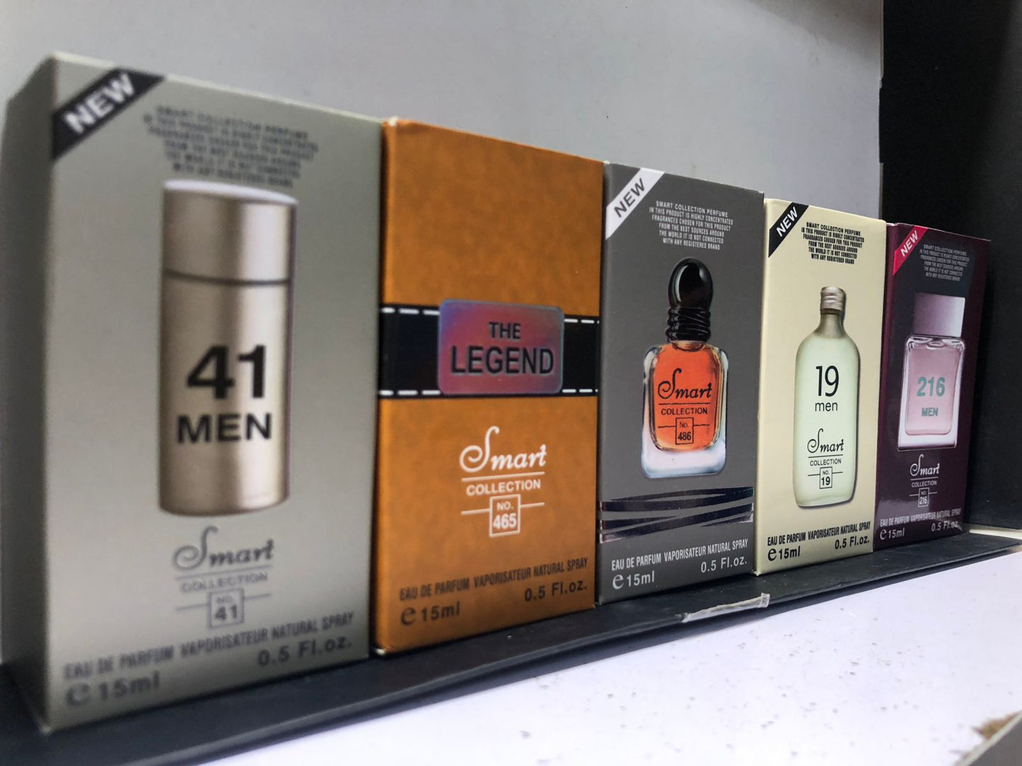 5 Pack Smart Collection Perfume For Men