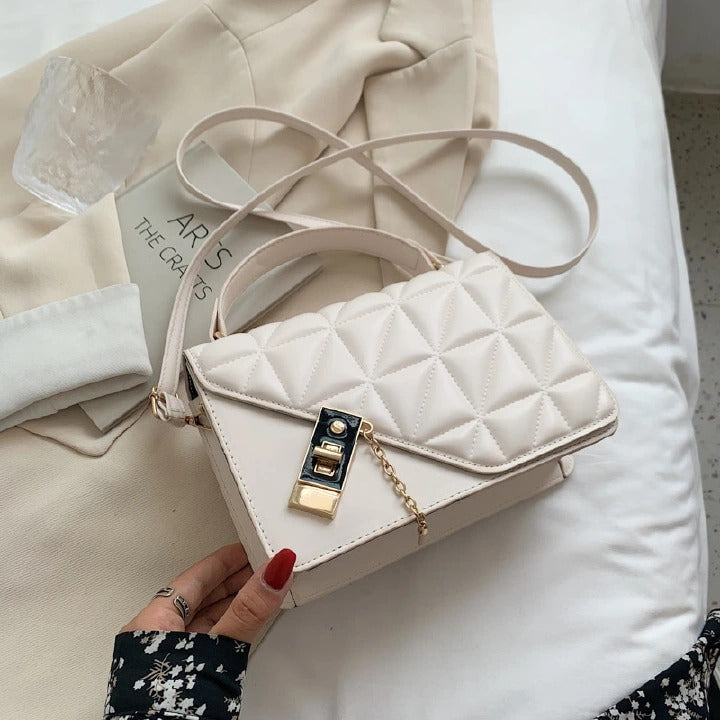New shoulder bag messenger bag handbag simple chain small bag fashion leisure diamond lattice women's bag small square bag gift for girlfriend