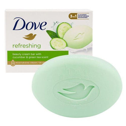 Dove 3 In 1 SHOWER SET : Shower Gel + Beauty Cream Bar +(FREE GIFT A Pair Of Exfoliating Gloves)