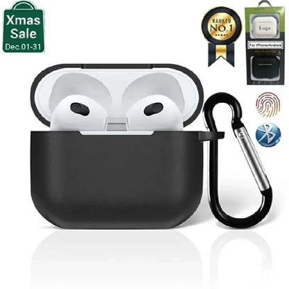 Rich Buds 3rd GN White-Black Earphone Wireless Bluetooth Pods - White-Black