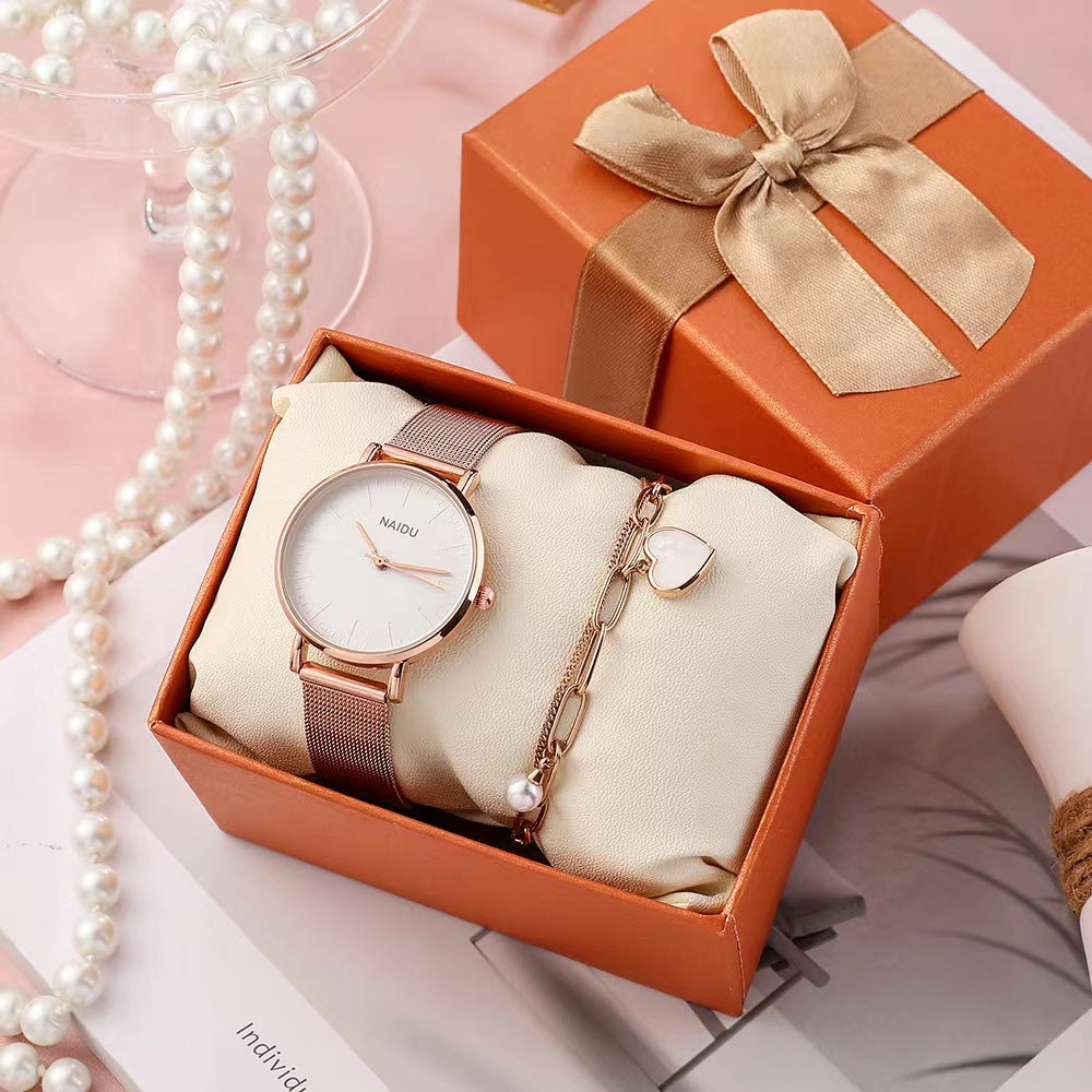 LADIES COMBO (Inclusive of GIFT BOX) Watch,Bangle,Box