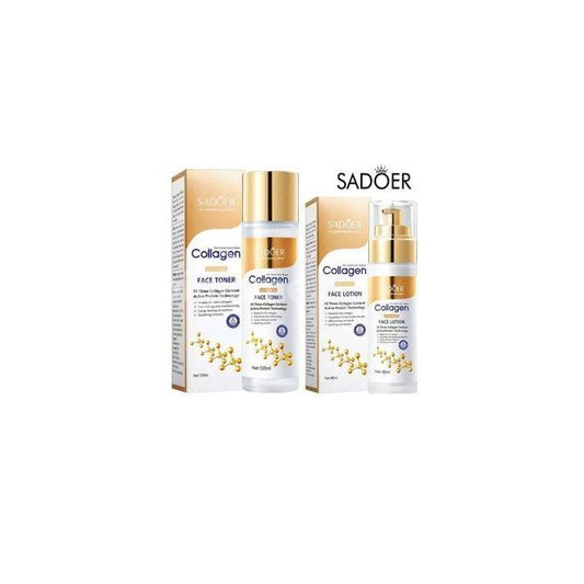 2in1 Collagen Face Toner and Face Lotion for Anti-aging, Anti-wrinkle, Skin Hydrating and Moisturizing Skin Care