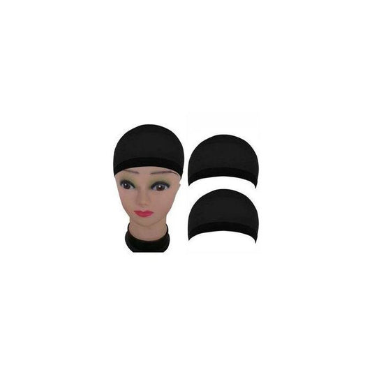 2pcs Black Stretchy Hair Mesh Wig Cap Hair Net
