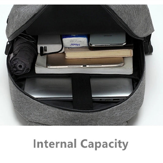 3 PCS Bags Men Bags Backpacks Bookbags School Bags Medium Size USB Laptop Bags Travel Bags Nylon Cloth Bags Anti-Theft Leisure
