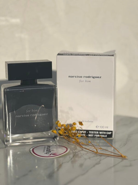 Generic Narciso Rodriguez for Him â€“ 100ml Tester â€“ EDP for Men Plus free 5 travel spray and Deodorant