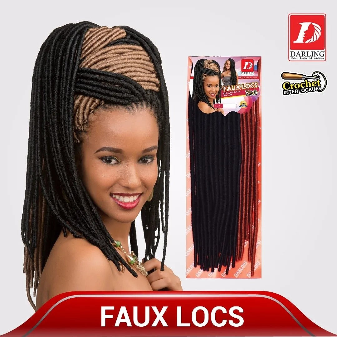 Darling faux locs crochet braid