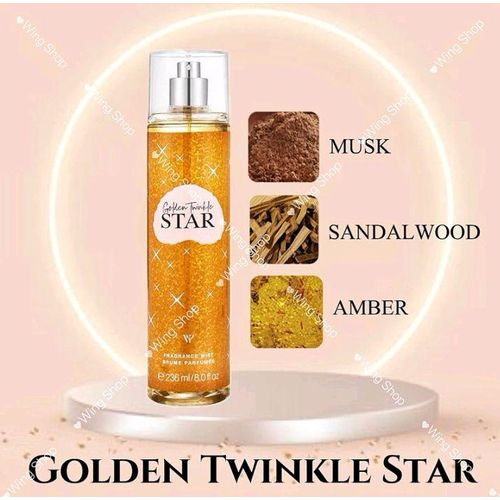 VICTORIA 2 PCS : Golden Twinkle Star Fragrance Mist