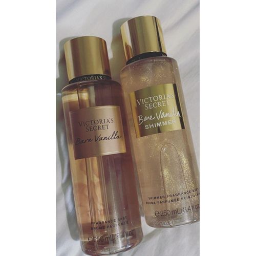 Victoria's Secret 2 in 1 FRAGRANCE COMBO: Bare vanilla + Bare vanilla shimmer