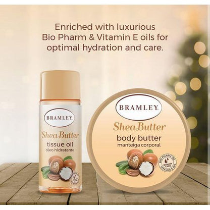 Bramley 2 in 1 Moisturizing Set: Shea butter body butter + Shea butter tissue oil