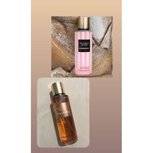 Victoria's Secret 2 In 1 Fragrance Combo: Bare Vanilla + Bombshell Fragrance Mists
