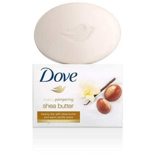 Dove AMAZING OFFER!!! 2 PCs Of Purely Pampering Shea Butter Beauty Cream Bar + (FREE GIFT Silicone Bath Scrub)