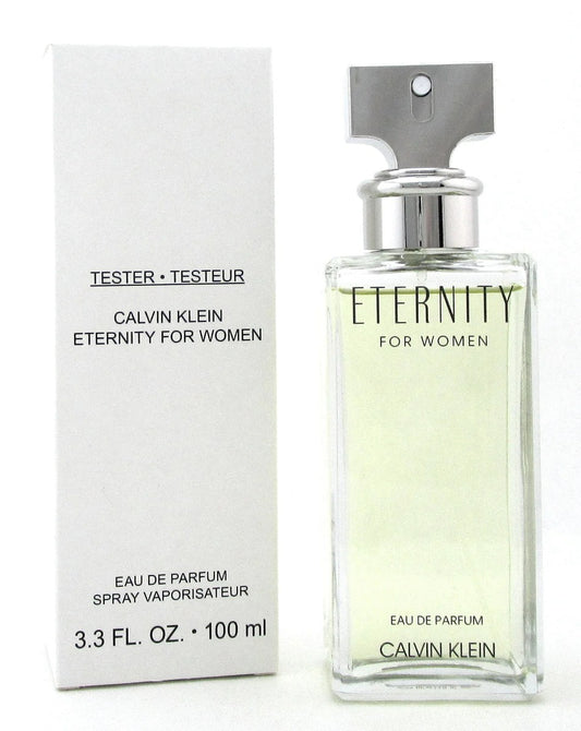 Eternity Ladies Perfume tester Plus Plus free 5 travel spray and Deodorant