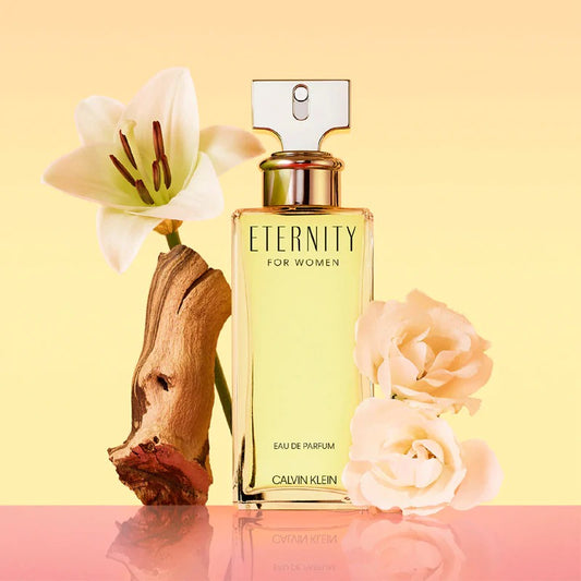Eternity Ladies Perfume tester Plus Plus free 5 travel spray and Deodorant