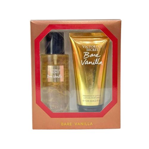 Victoria's Secret 2 in 1 Gift Set: Bare vanilla body mist + fragrance lotion