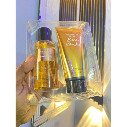 Victoria's Secret 2 in 1 Gift Set: Bare vanilla body mist + fragrance lotion