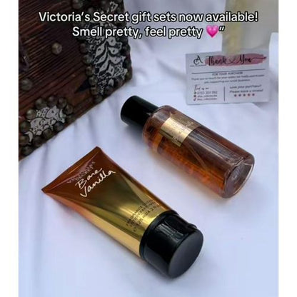 Victoria's Secret 2 in 1 Gift Set: Bare vanilla body mist + fragrance lotion