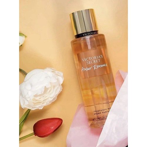 Victoria's Secret 2 in 1 FRAGRANCE COMBO: Amber Romance + Bare Vanilla Body Mists