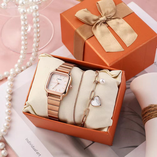 LADIES COMBO (Inclusive of GIFT BOX) Watch,Bangle,Box