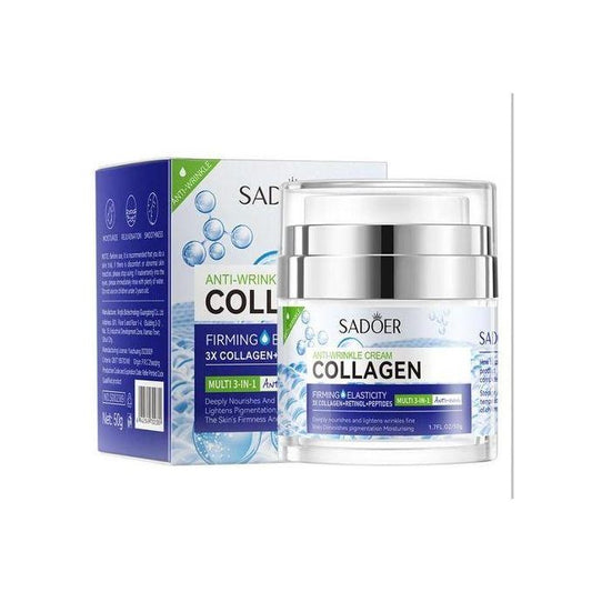 3in1 Collagen Face Cream Deeply Nourishes,Reduces Wrinkle Fine Lines, Lightens Pigmentation, Moisturizes The Skin Firmness