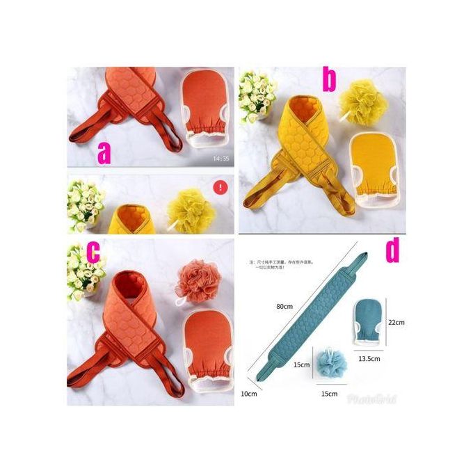 3pcs Set Exfoliating Body Scrubber