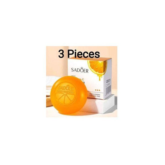 3pcs Vitamin C Soap, Vitamin C Black Spots Whitening Soap, Removes Dirt, Whiten Black Spots, Fade Dark Marks, Brighten Skin,