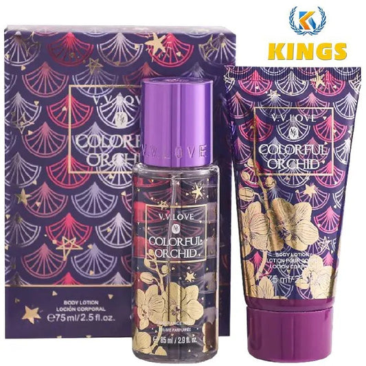 2-Piece Women Perfume Body Lotion Set Floral Fragrance Eau De Parfum