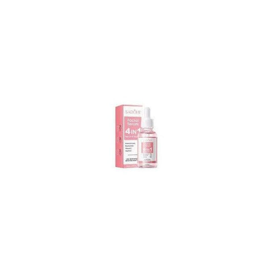 4 In 1 Facial Serum, 10% Hyaluronic Acid, 5% Niacinamide, 30% Vitamin C, 10% Vitamin E,