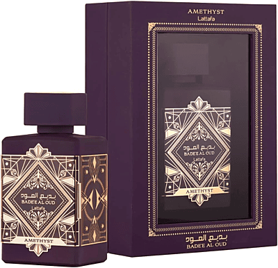 Bade'e Al Oud Amethyst for Unisex Eau de Parfum Spray, 3.4 Ounce by Lattafa Perfumes