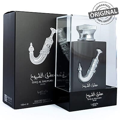Ishq Al Shuyukh Silver EDP - Eau De Parfum 100ml(3.4 oz) by Lattafa Perfumes